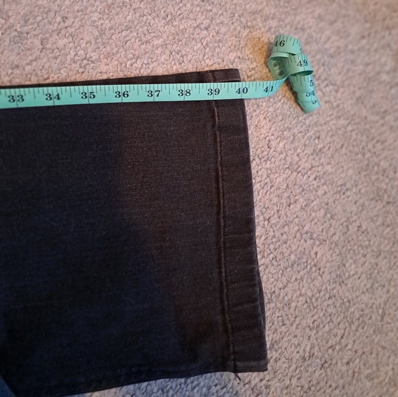 Jones New York Black Denim Sz 8 - Picture 5 of 6